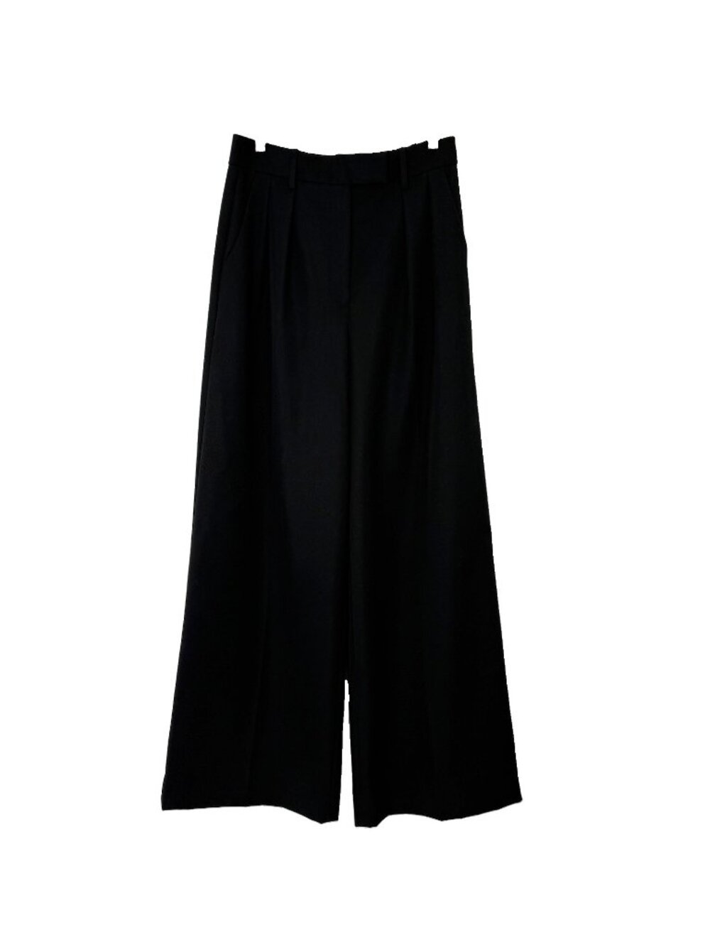 Banana Republic Slacks Pants Wide Leg Pleated Front Pockets Womens size 6 Black